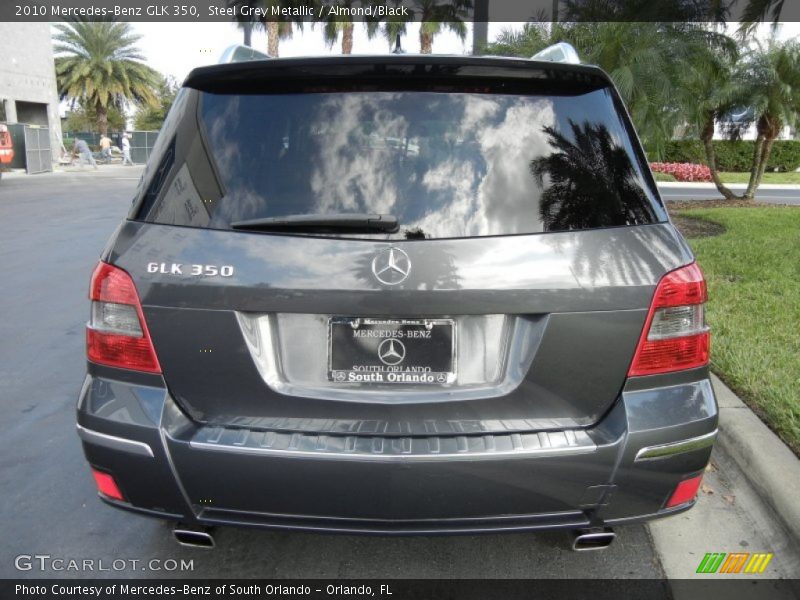 Steel Grey Metallic / Almond/Black 2010 Mercedes-Benz GLK 350