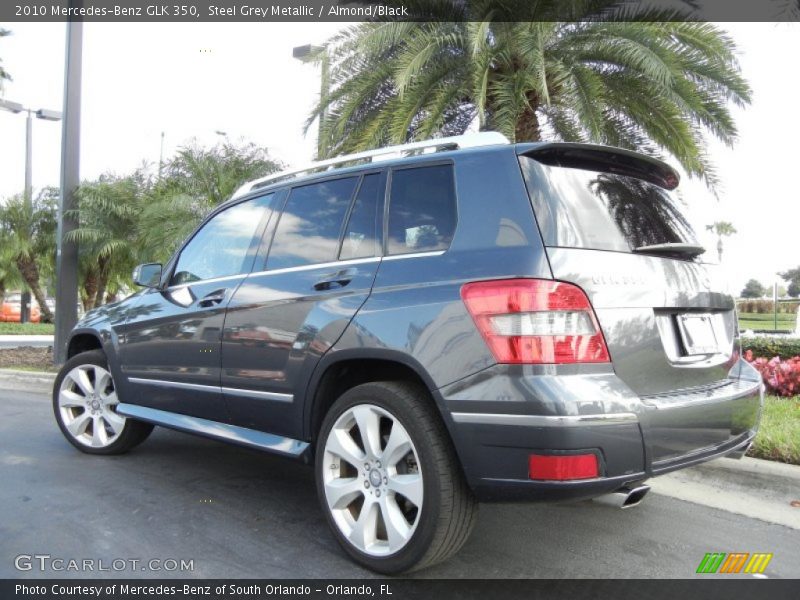 Steel Grey Metallic / Almond/Black 2010 Mercedes-Benz GLK 350