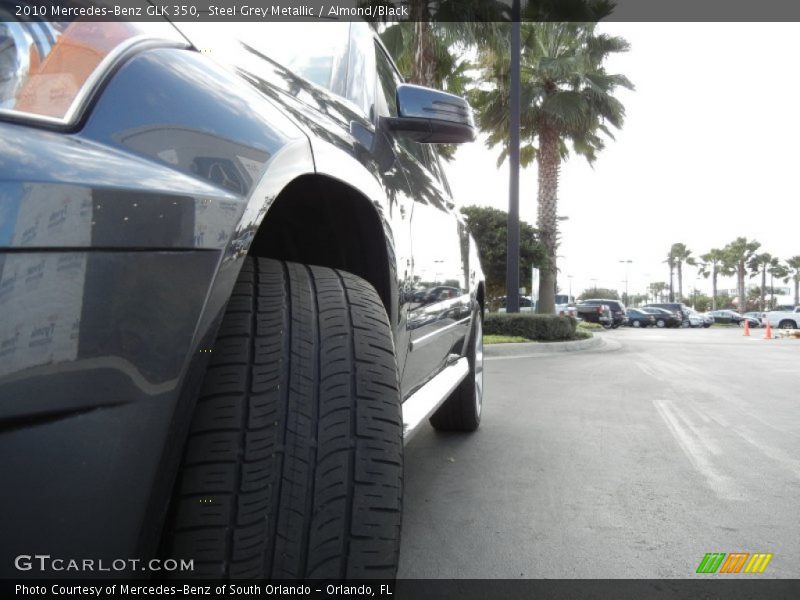 Steel Grey Metallic / Almond/Black 2010 Mercedes-Benz GLK 350