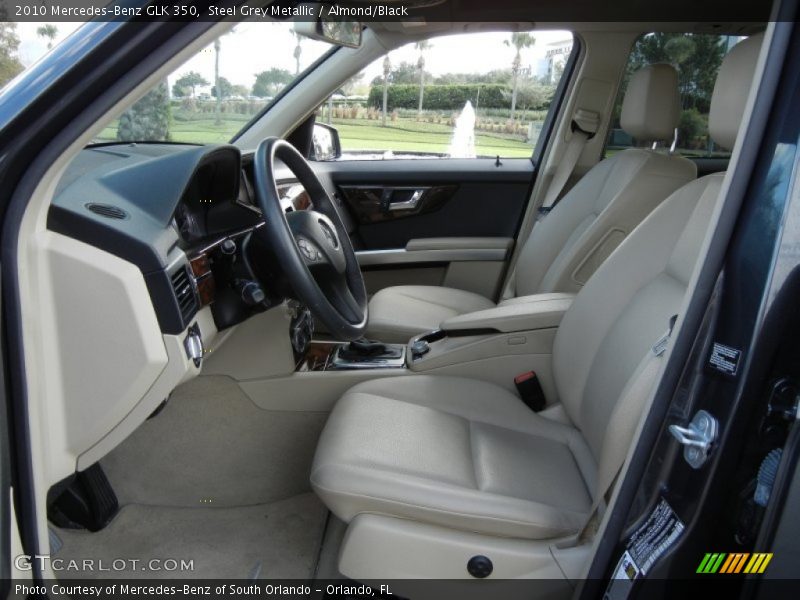 Steel Grey Metallic / Almond/Black 2010 Mercedes-Benz GLK 350