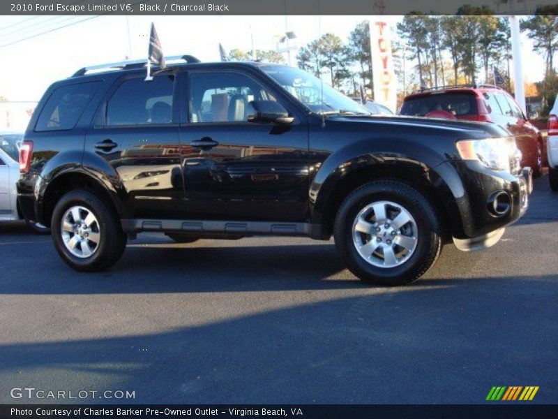 Black / Charcoal Black 2010 Ford Escape Limited V6