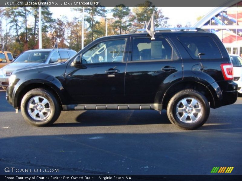 Black / Charcoal Black 2010 Ford Escape Limited V6