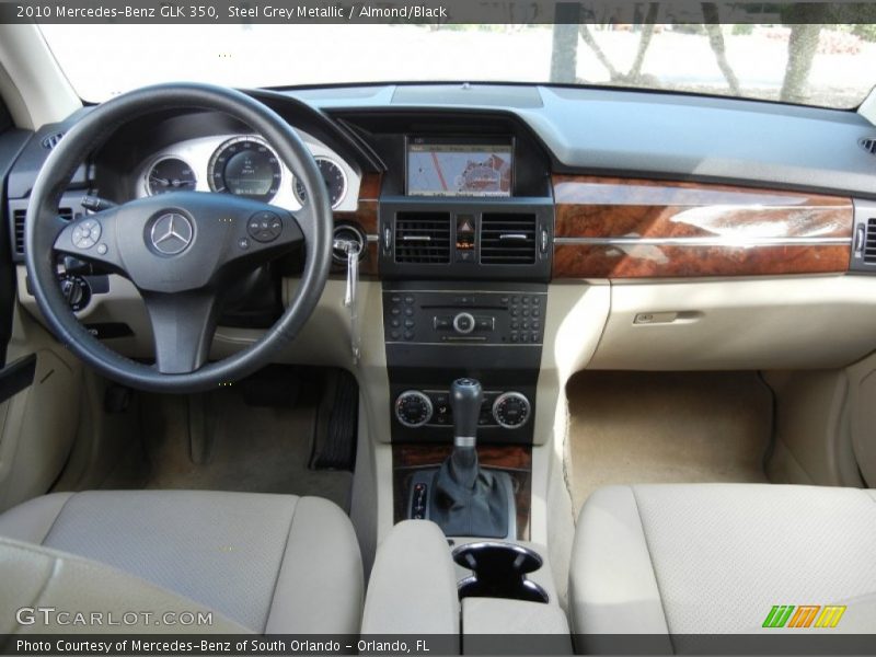 Steel Grey Metallic / Almond/Black 2010 Mercedes-Benz GLK 350