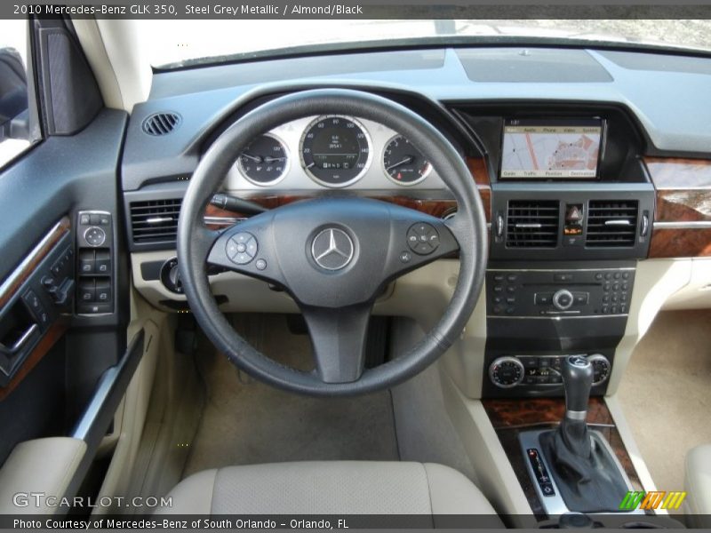 Steel Grey Metallic / Almond/Black 2010 Mercedes-Benz GLK 350