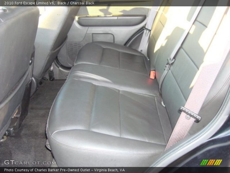 Black / Charcoal Black 2010 Ford Escape Limited V6
