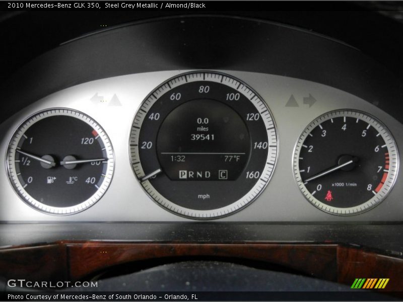 Steel Grey Metallic / Almond/Black 2010 Mercedes-Benz GLK 350