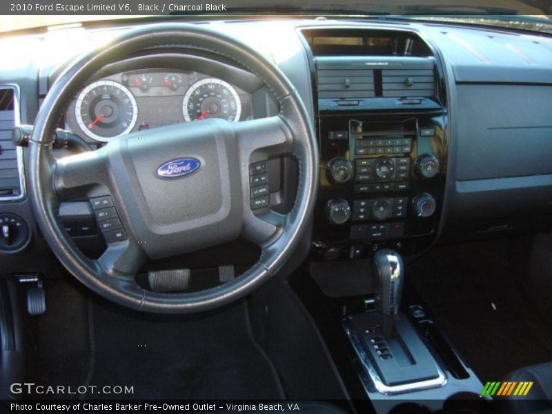 Black / Charcoal Black 2010 Ford Escape Limited V6