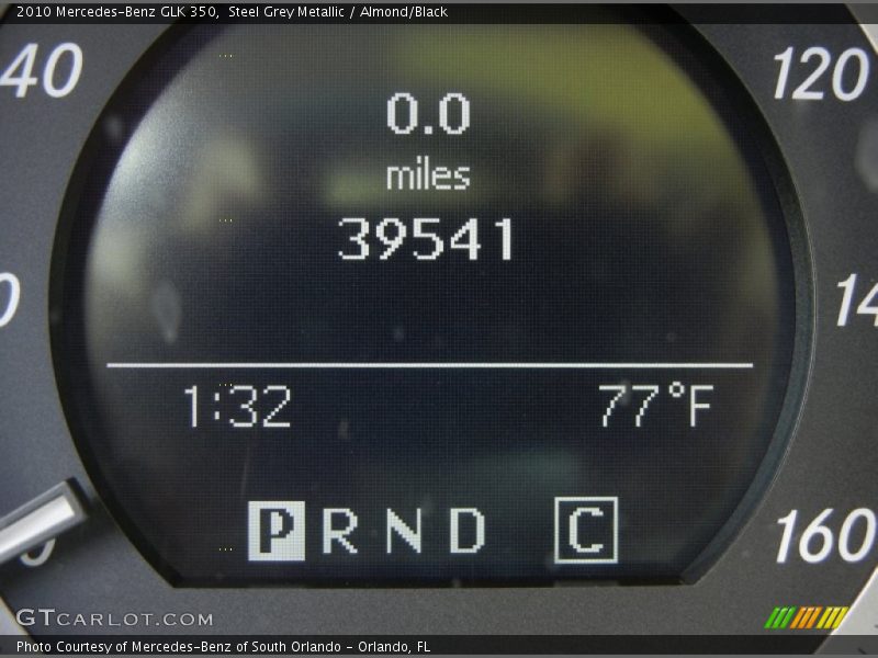 Steel Grey Metallic / Almond/Black 2010 Mercedes-Benz GLK 350