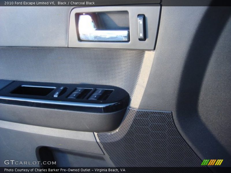 Black / Charcoal Black 2010 Ford Escape Limited V6
