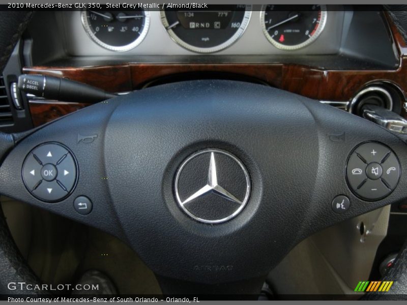 Steel Grey Metallic / Almond/Black 2010 Mercedes-Benz GLK 350