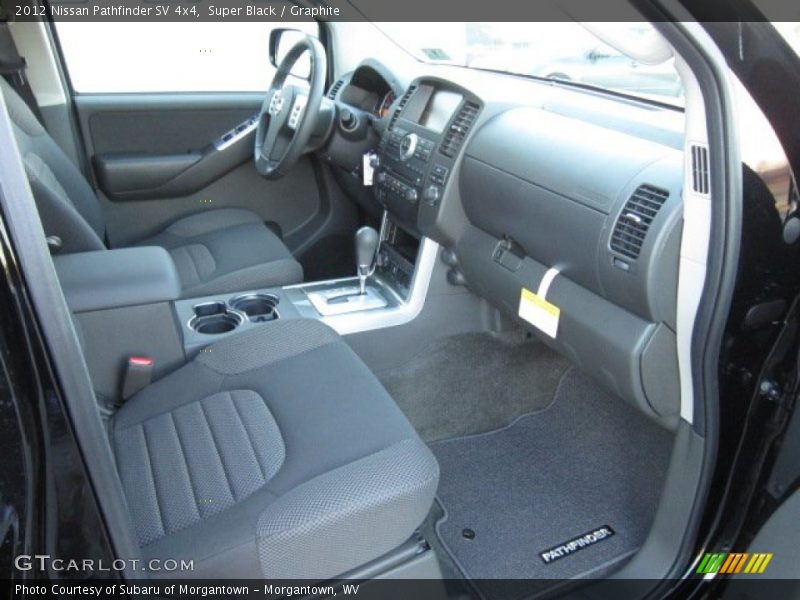 2012 Pathfinder SV 4x4 Graphite Interior