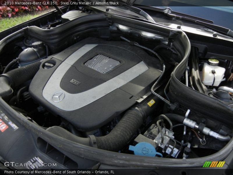 Steel Grey Metallic / Almond/Black 2010 Mercedes-Benz GLK 350