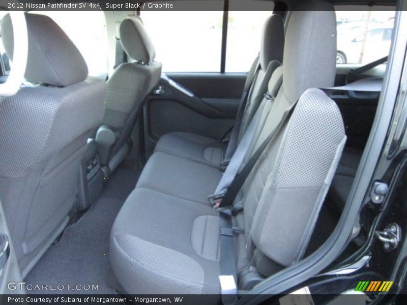  2012 Pathfinder SV 4x4 Graphite Interior