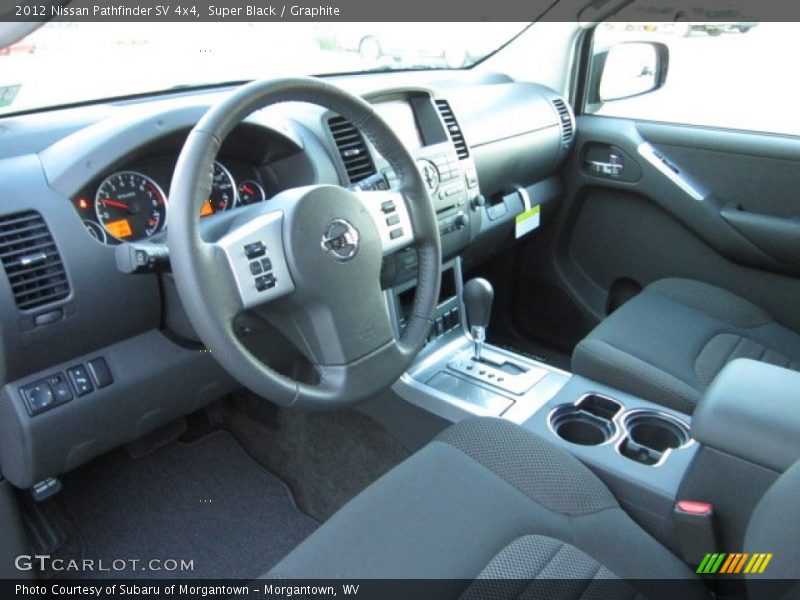 Graphite Interior - 2012 Pathfinder SV 4x4 