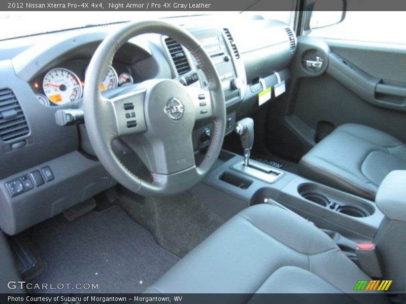  2012 Xterra Pro-4X 4x4 Pro 4X Gray Leather Interior