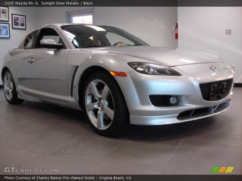Sunlight Silver Metallic / Black 2005 Mazda RX-8