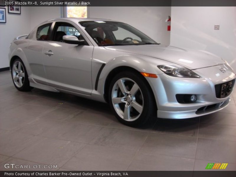 Sunlight Silver Metallic / Black 2005 Mazda RX-8