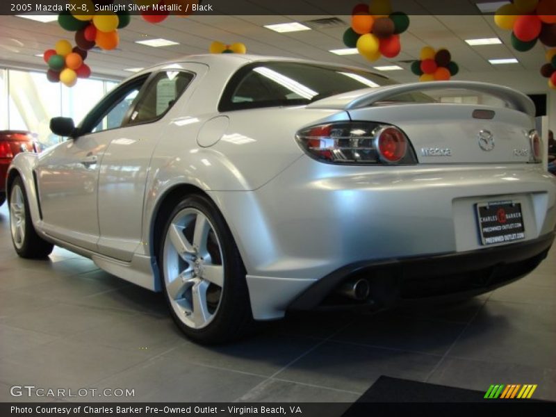 Sunlight Silver Metallic / Black 2005 Mazda RX-8