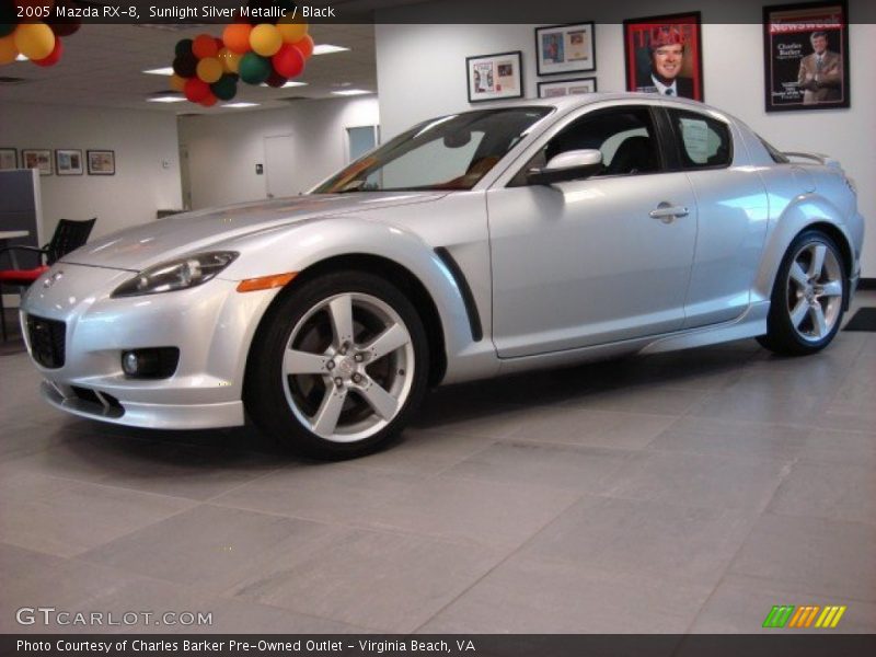 Sunlight Silver Metallic / Black 2005 Mazda RX-8