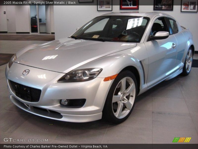 Sunlight Silver Metallic / Black 2005 Mazda RX-8