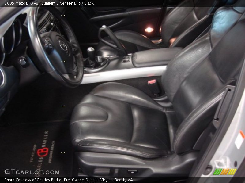 Sunlight Silver Metallic / Black 2005 Mazda RX-8