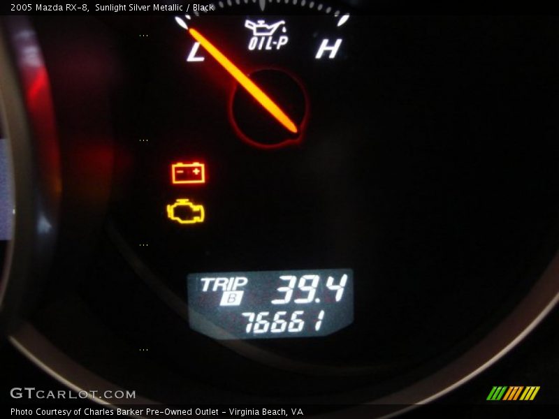 Sunlight Silver Metallic / Black 2005 Mazda RX-8
