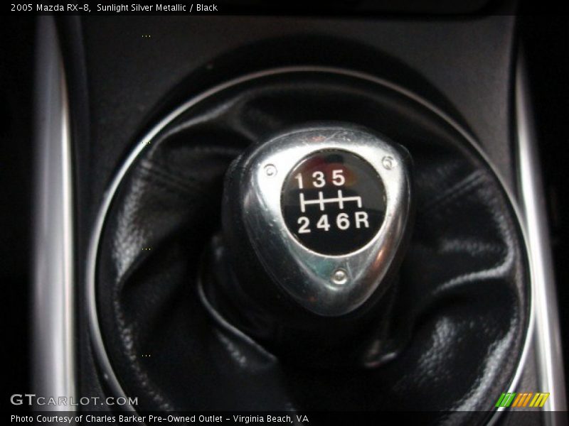 Sunlight Silver Metallic / Black 2005 Mazda RX-8