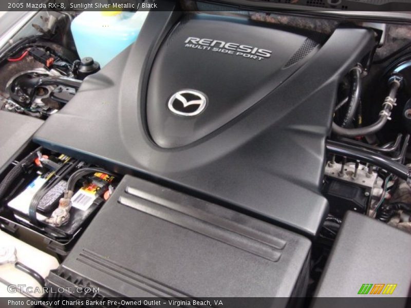 Sunlight Silver Metallic / Black 2005 Mazda RX-8