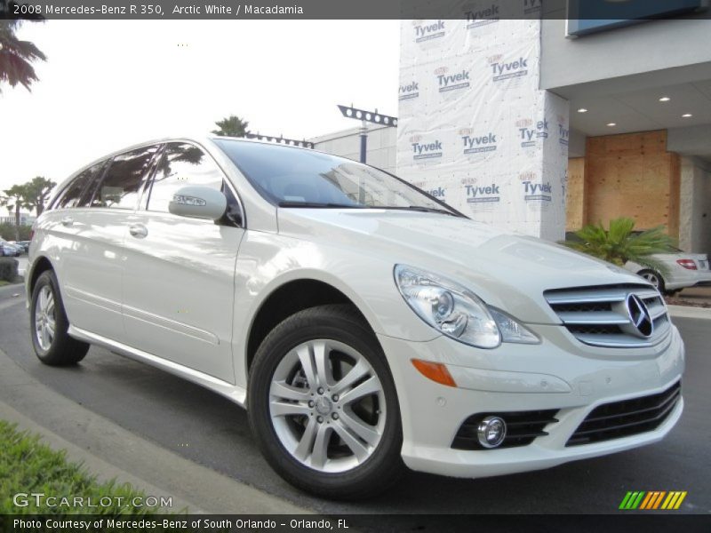 Arctic White / Macadamia 2008 Mercedes-Benz R 350