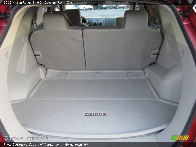  2012 Rogue S AWD Trunk