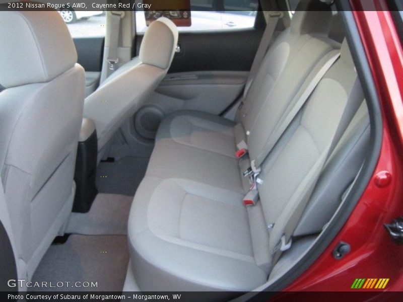 Cayenne Red / Gray 2012 Nissan Rogue S AWD