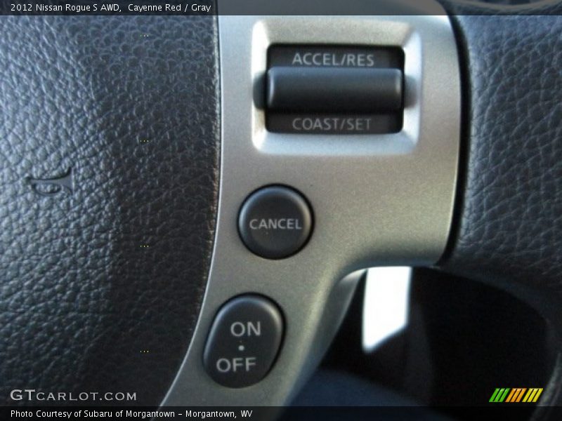 Cayenne Red / Gray 2012 Nissan Rogue S AWD