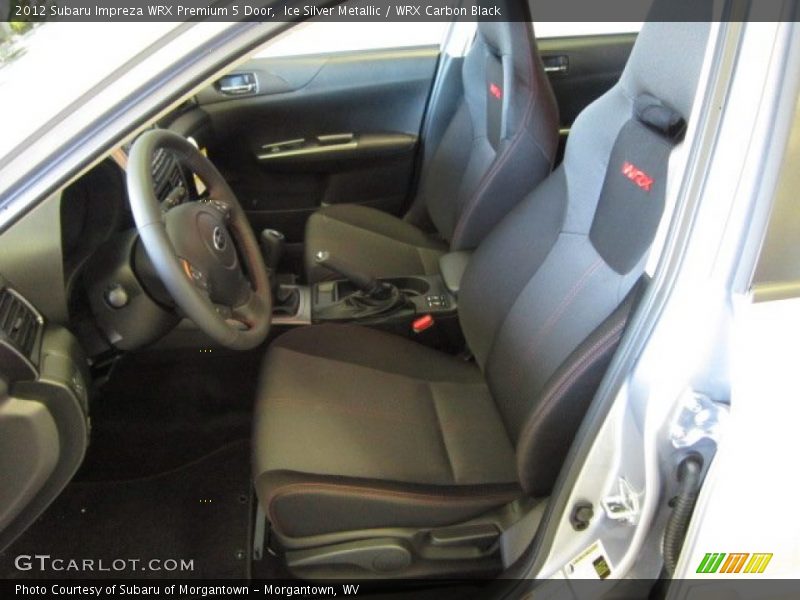 Ice Silver Metallic / WRX Carbon Black 2012 Subaru Impreza WRX Premium 5 Door