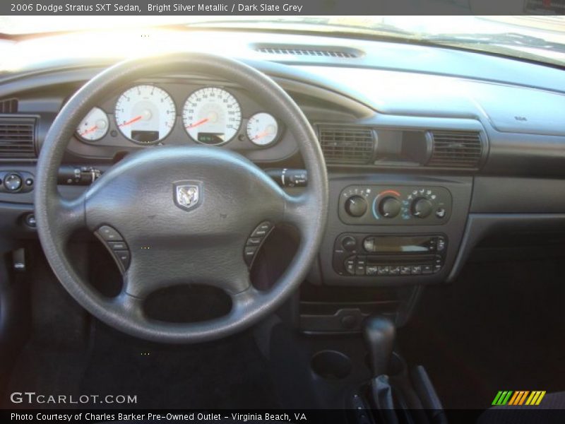 Bright Silver Metallic / Dark Slate Grey 2006 Dodge Stratus SXT Sedan