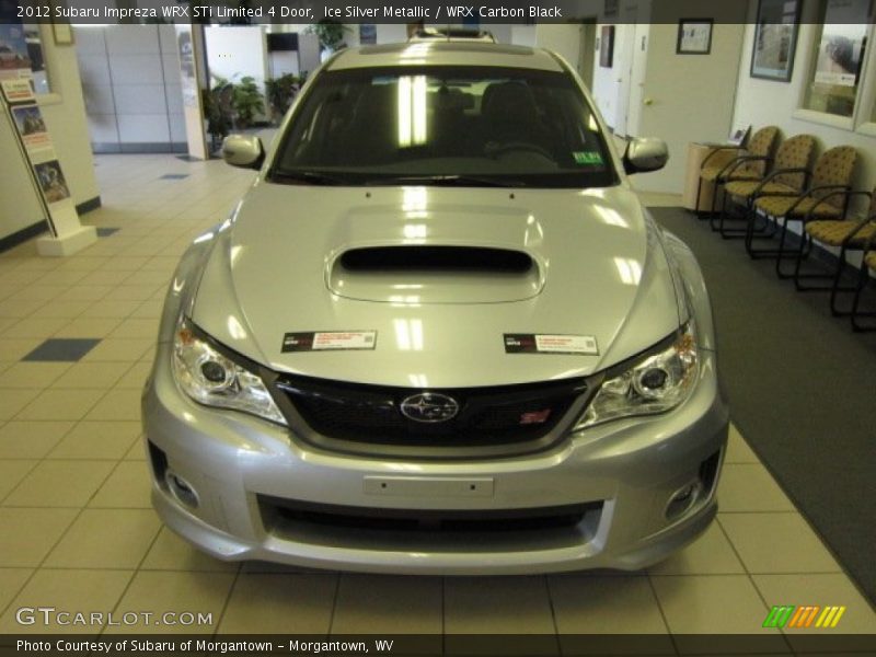 Ice Silver Metallic / WRX Carbon Black 2012 Subaru Impreza WRX STi Limited 4 Door