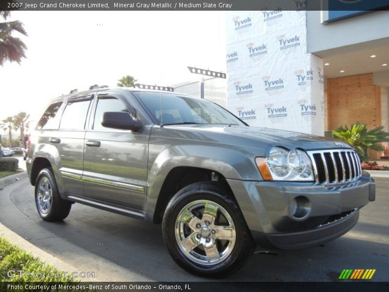 Mineral Gray Metallic / Medium Slate Gray 2007 Jeep Grand Cherokee Limited