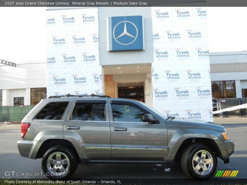 Mineral Gray Metallic / Medium Slate Gray 2007 Jeep Grand Cherokee Limited