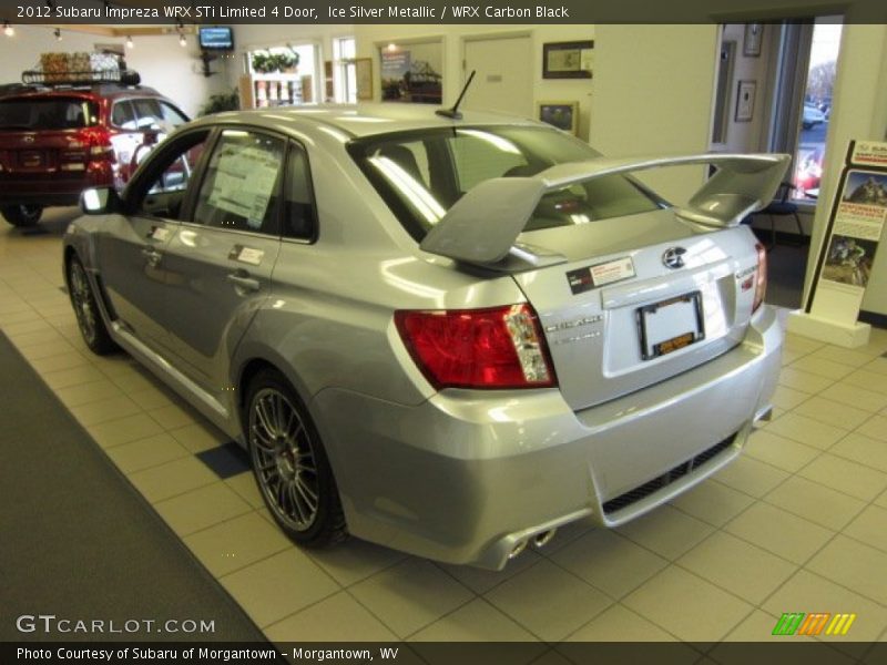 Ice Silver Metallic / WRX Carbon Black 2012 Subaru Impreza WRX STi Limited 4 Door