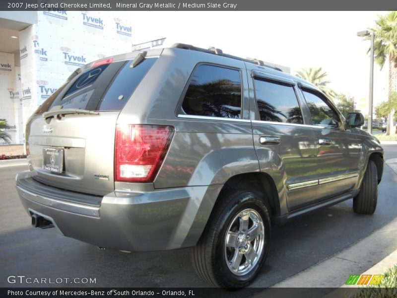 Mineral Gray Metallic / Medium Slate Gray 2007 Jeep Grand Cherokee Limited
