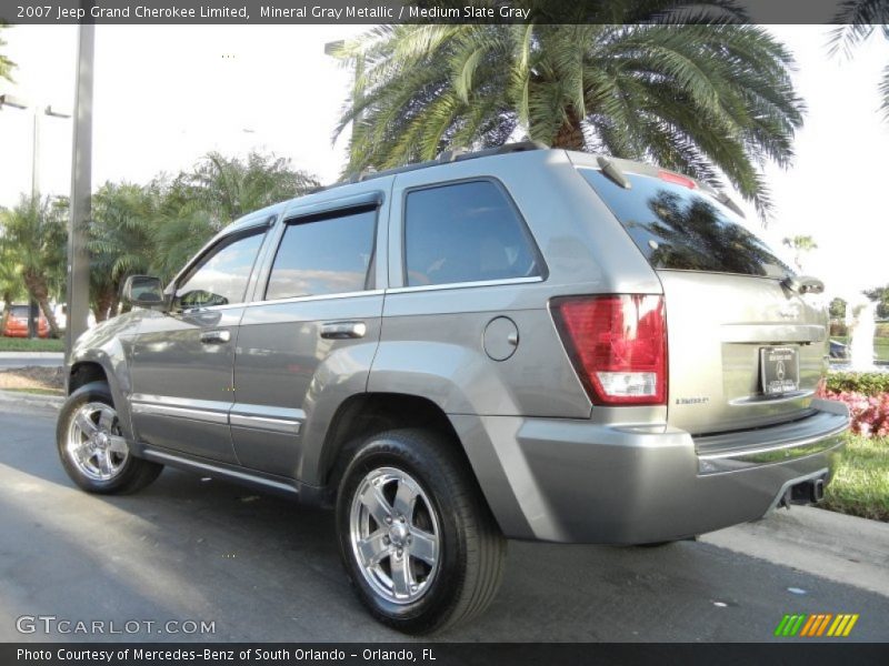 Mineral Gray Metallic / Medium Slate Gray 2007 Jeep Grand Cherokee Limited