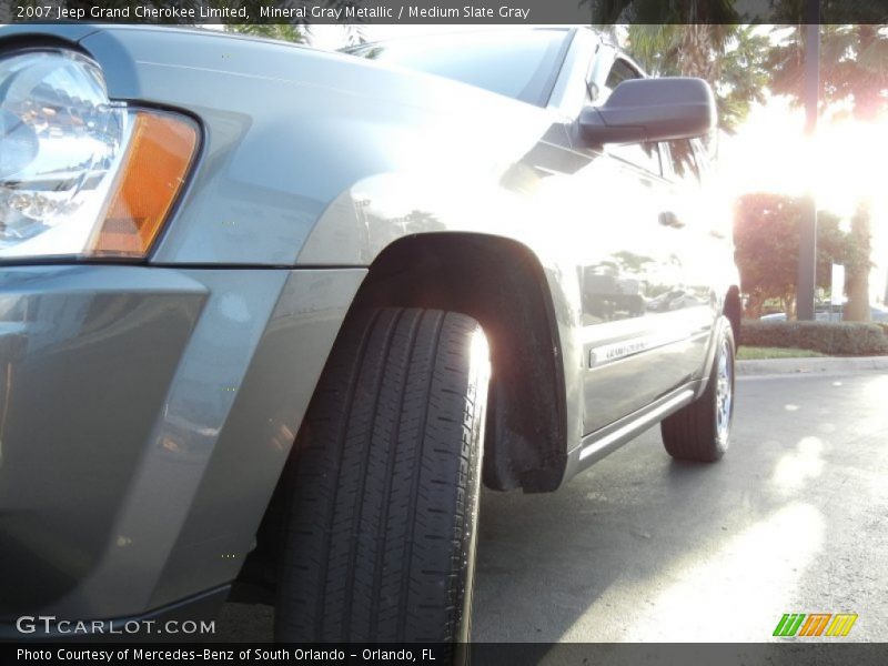 Mineral Gray Metallic / Medium Slate Gray 2007 Jeep Grand Cherokee Limited