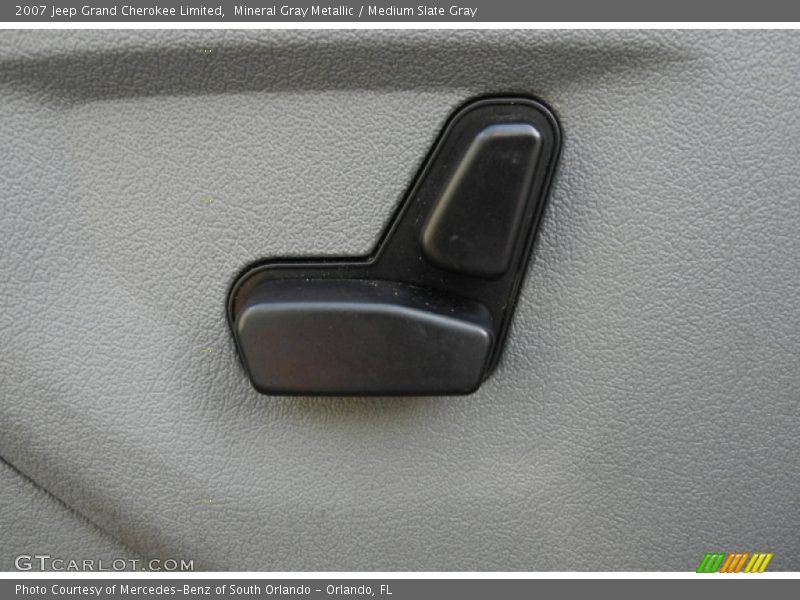 Mineral Gray Metallic / Medium Slate Gray 2007 Jeep Grand Cherokee Limited