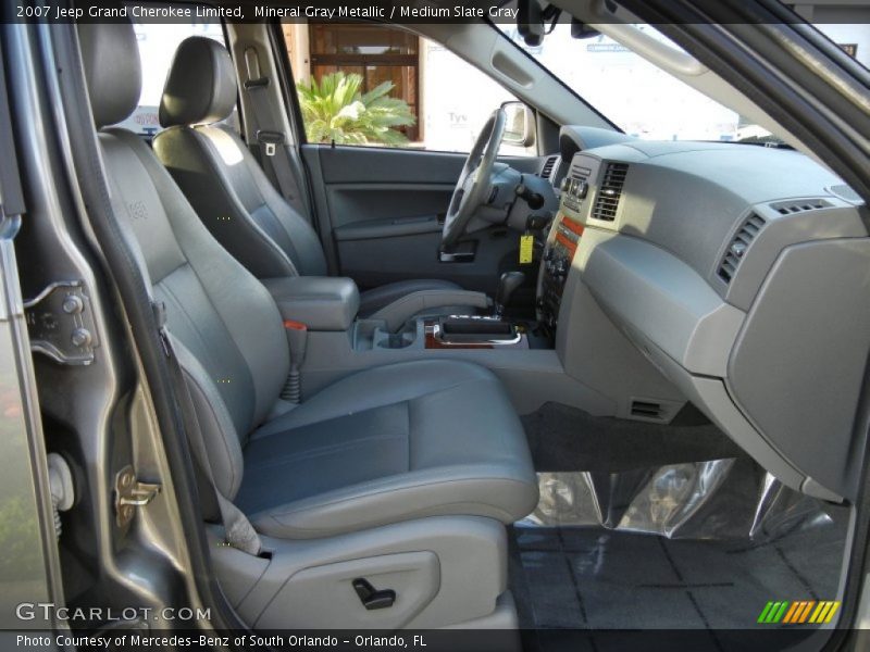 Mineral Gray Metallic / Medium Slate Gray 2007 Jeep Grand Cherokee Limited