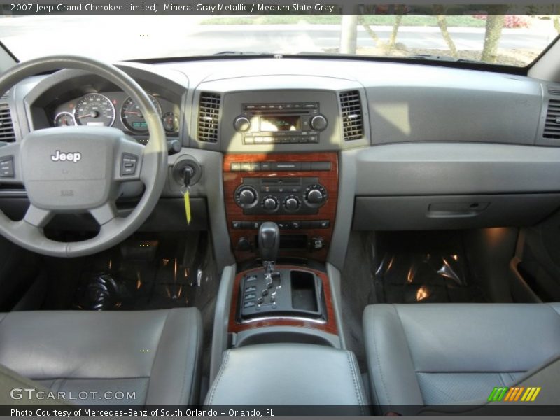Mineral Gray Metallic / Medium Slate Gray 2007 Jeep Grand Cherokee Limited
