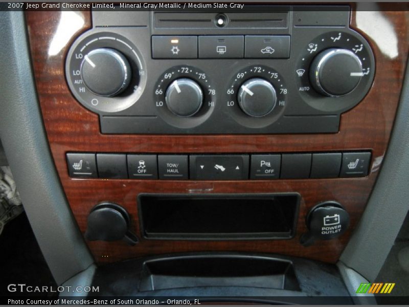 Controls of 2007 Grand Cherokee Limited