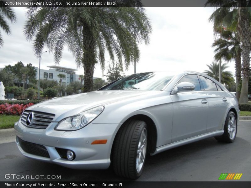 Iridium Silver Metallic / Black 2006 Mercedes-Benz CLS 500