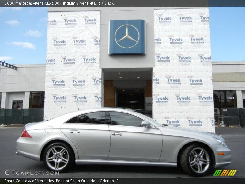 Iridium Silver Metallic / Black 2006 Mercedes-Benz CLS 500