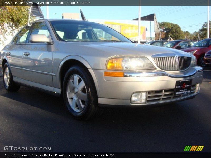 Silver Birch Metallic / Light Graphite 2002 Lincoln LS V6