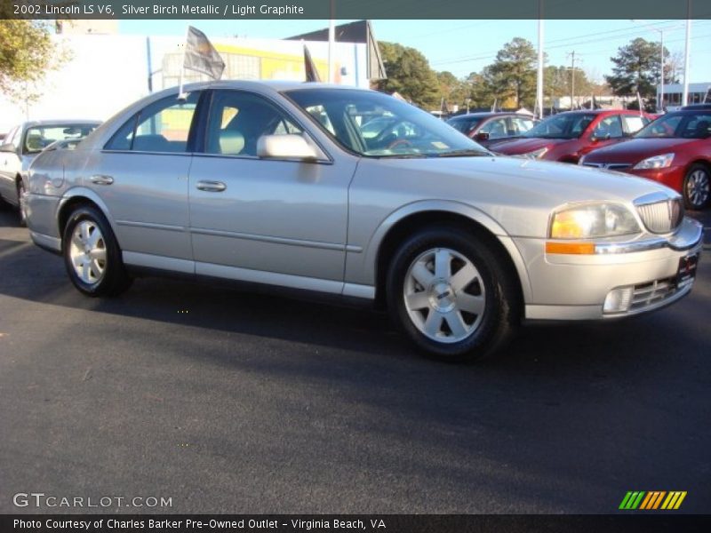 Silver Birch Metallic / Light Graphite 2002 Lincoln LS V6