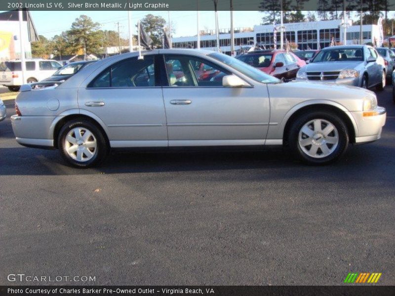 Silver Birch Metallic / Light Graphite 2002 Lincoln LS V6